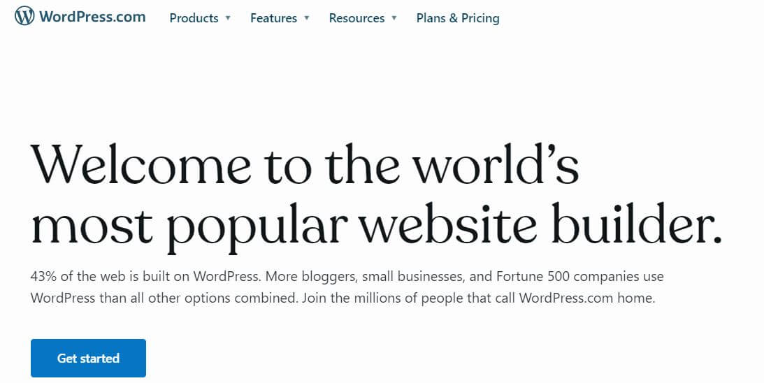 Khi tạo website bằng WordPress.com cung có nhược điểm